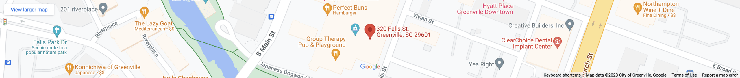 Static image of Group Therapy's location on Google Maps